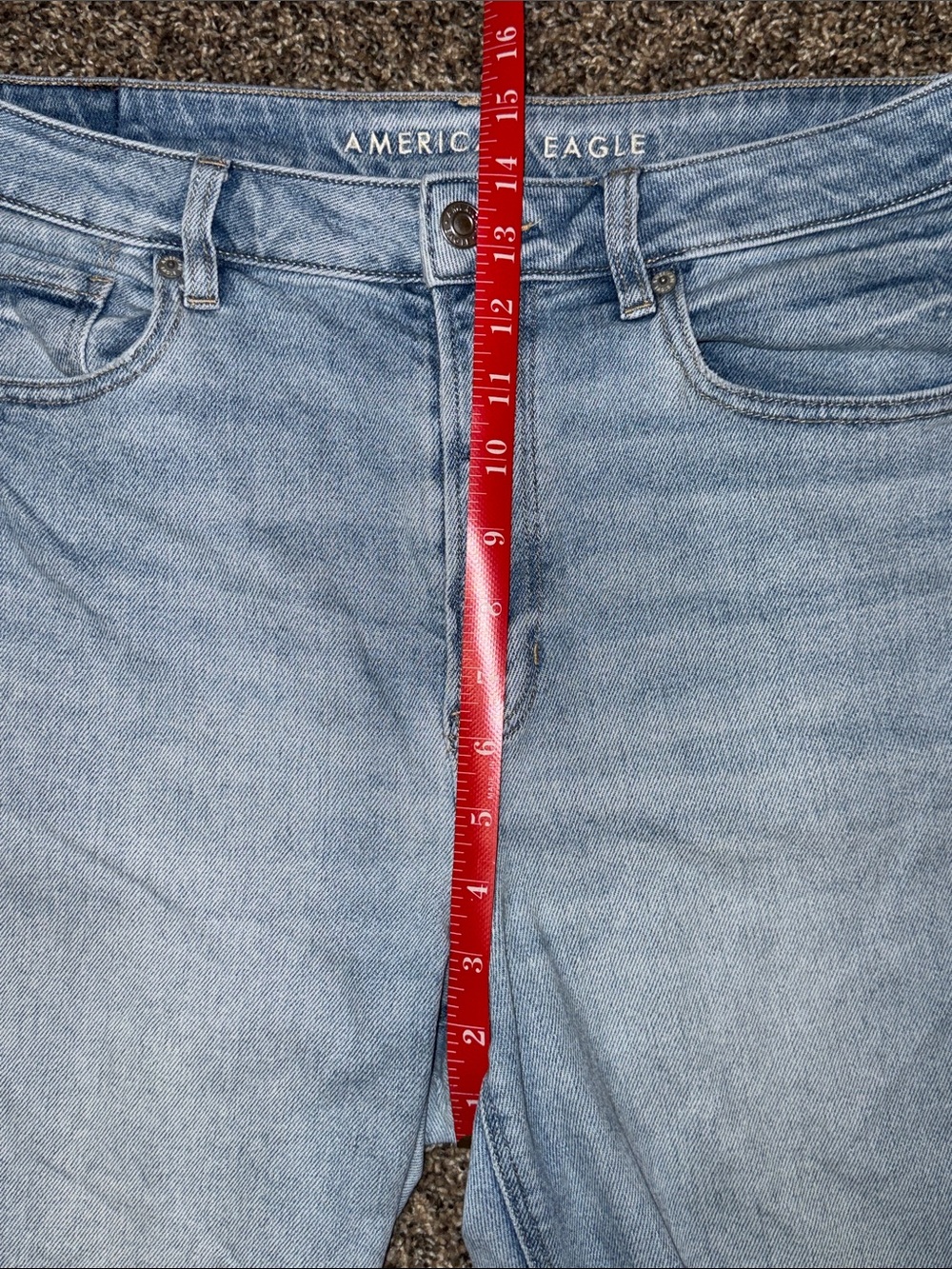 American Eagle Mom Straight Jean size 12 Regular - Picture 11 of 11